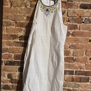 Chinese Laundry sleeveless White dress. Size 14